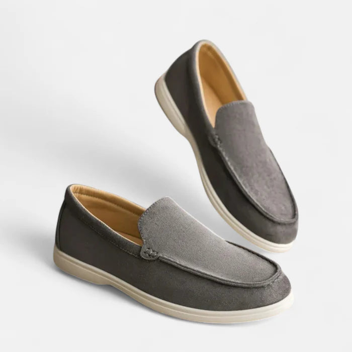 Mocassin Homme Daim Gris