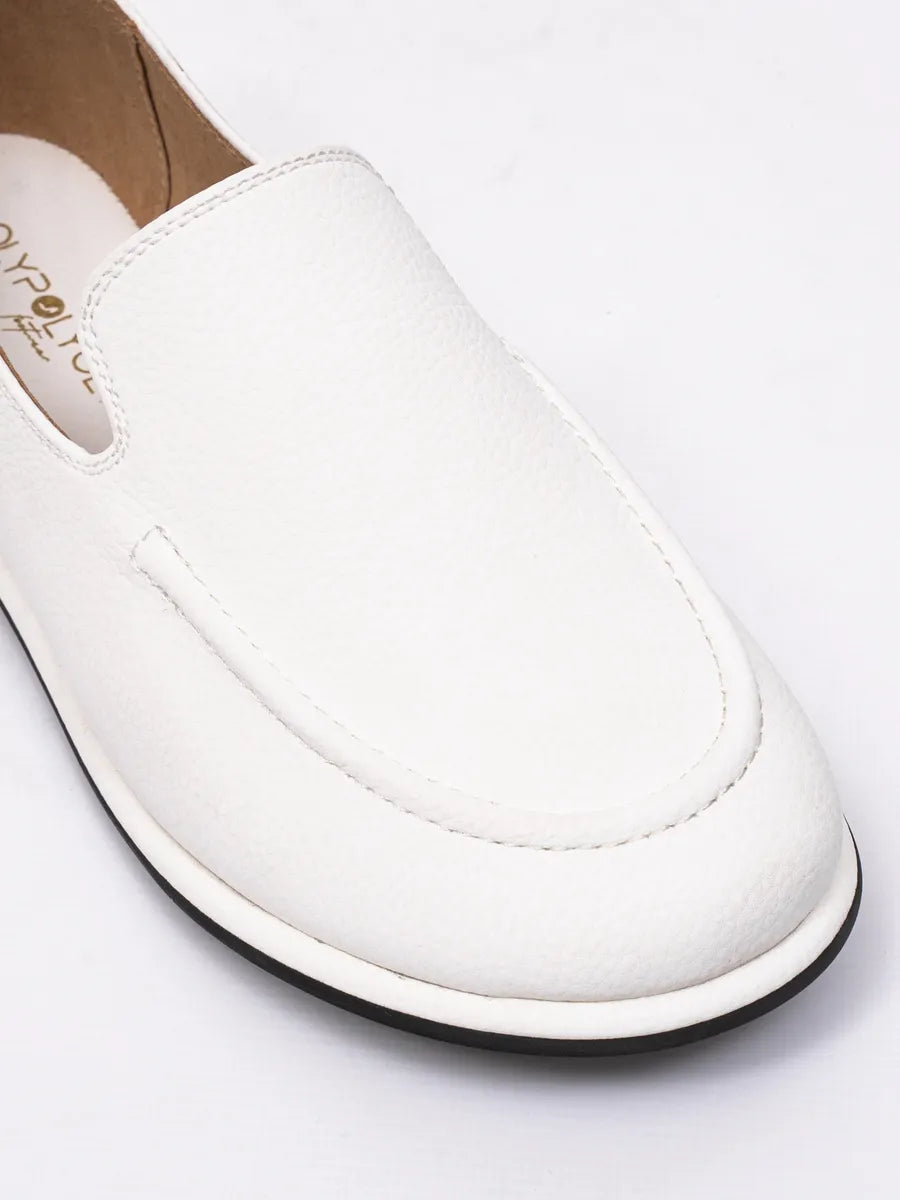 Mocassin Cuir Souple Femme