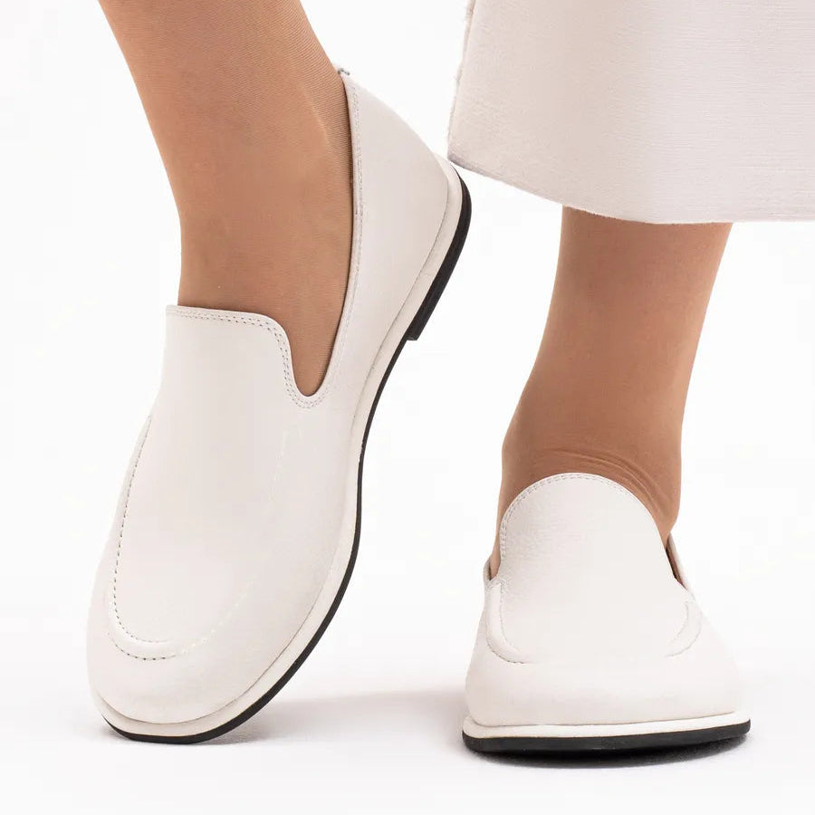 Mocassin Cuir Souple Femme