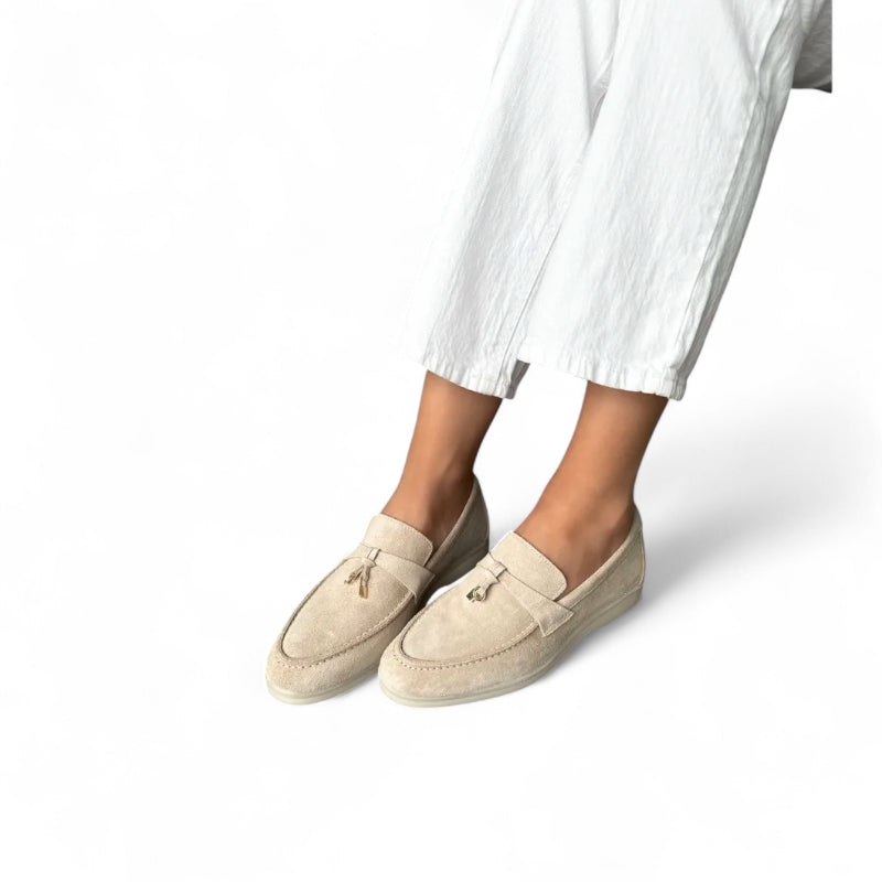 Mocassin En Daim beige à Gland