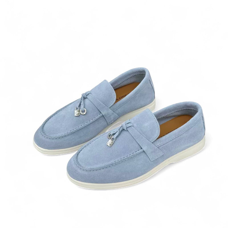 Mocassin Daim Bleu Ciel Gland