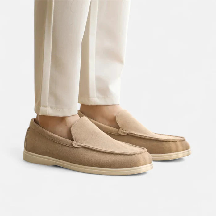 Mocassin Homme Daim Beige