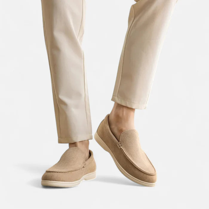 Mocassin Homme Daim Beige