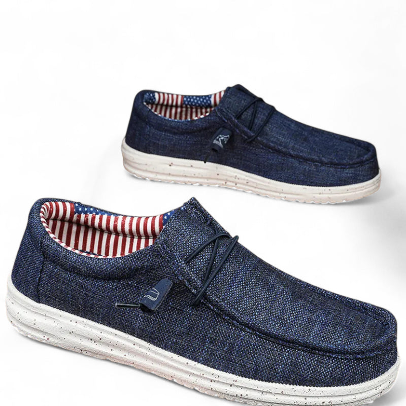 Mocassin Tendance Bleu Marine Homme