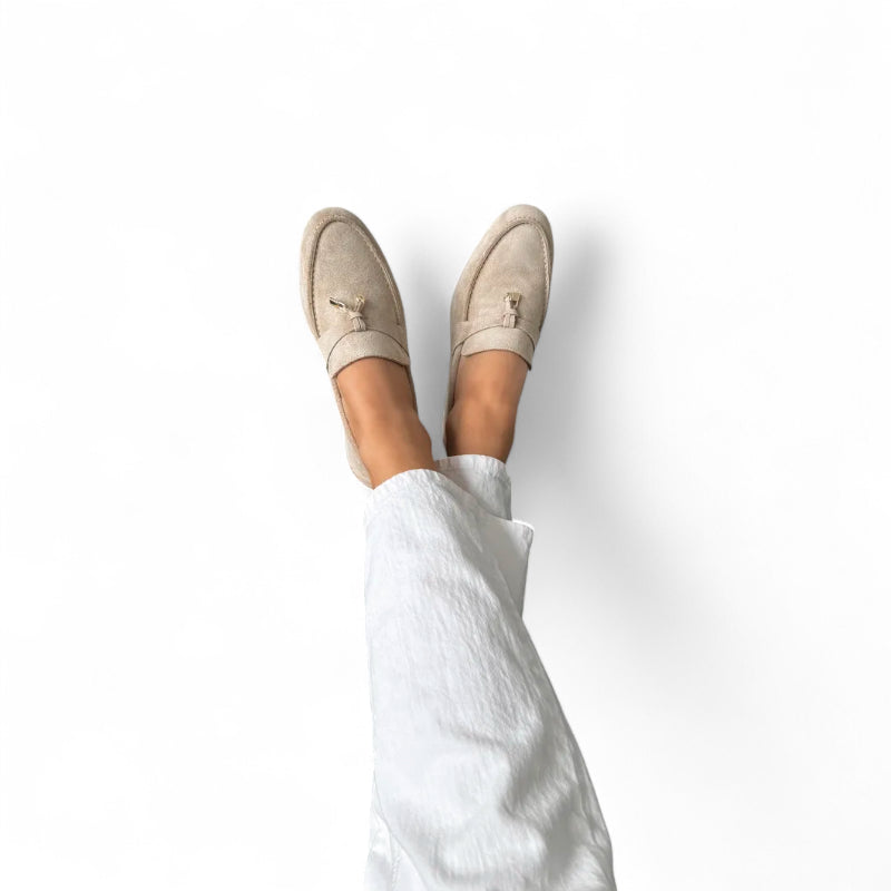 Mocassin En Daim beige à Gland