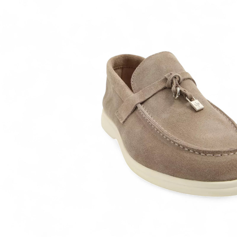 Mocassin En Daim Kaki à Gland