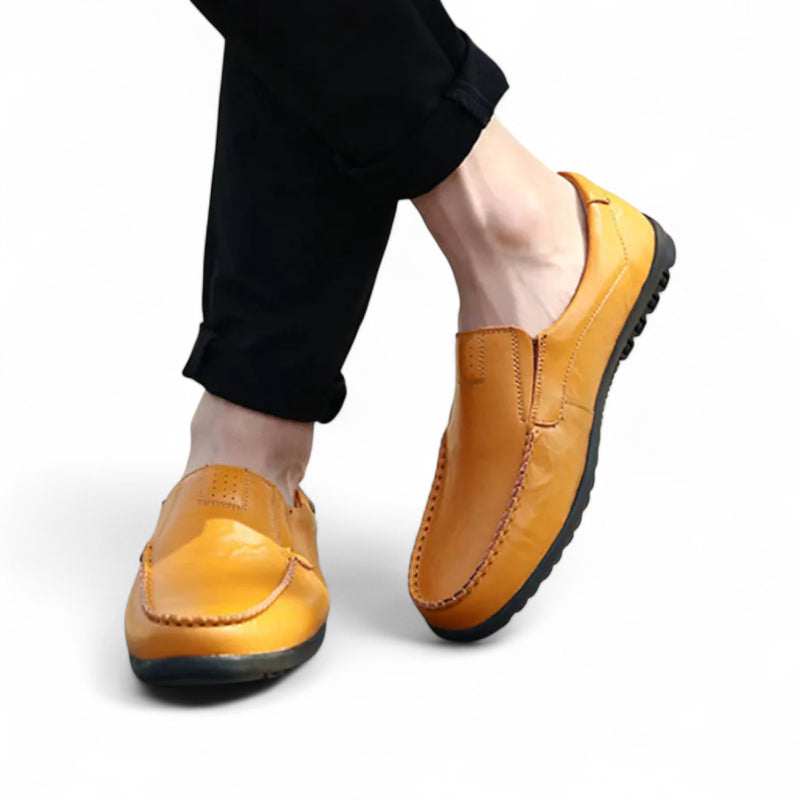 Mocassin Homme Cuir Couleur Camel