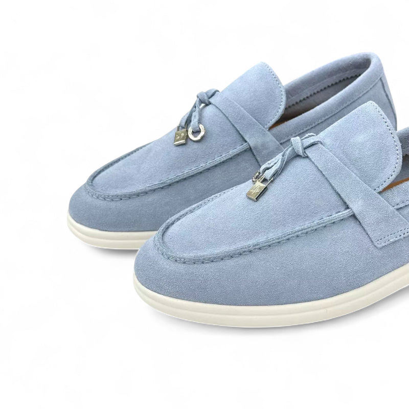 Mocassin Daim Bleu Ciel Gland