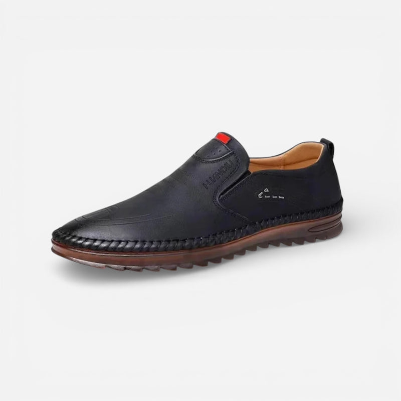 Mocassin Pour Homme En Cuir Noir
