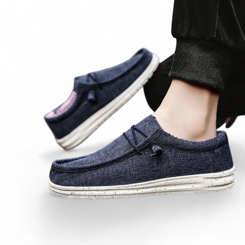 Mocassin Tendance Bleu Marine Homme