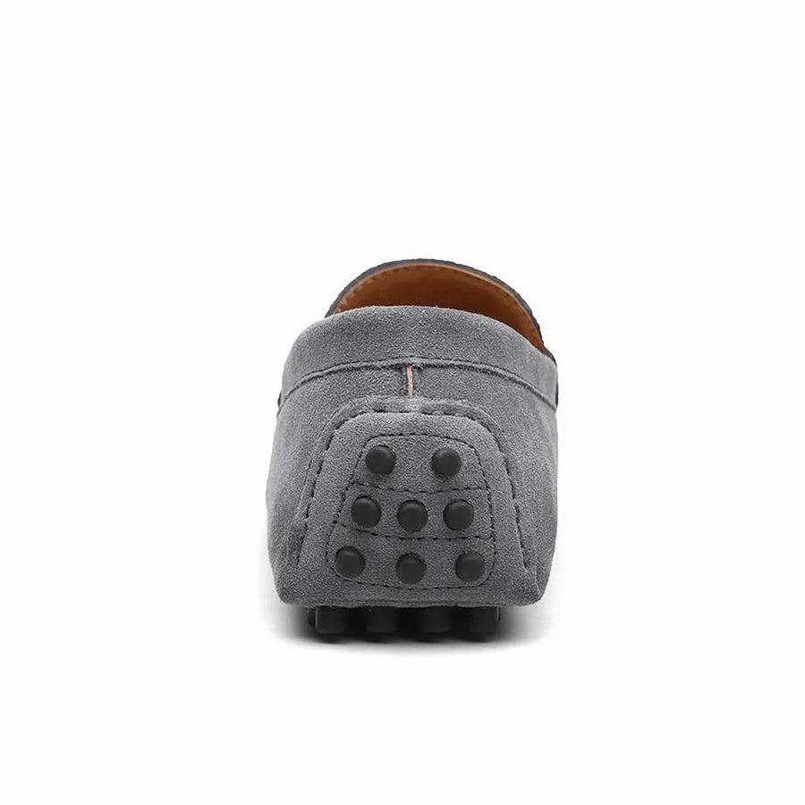 Mocassin Daim Gris Homme