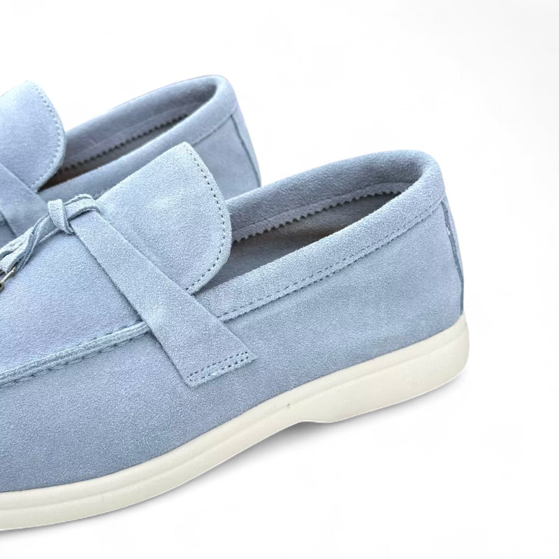 Mocassin Daim Bleu Ciel Gland