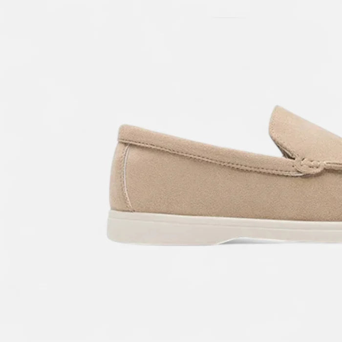 Mocassin Homme Daim Beige