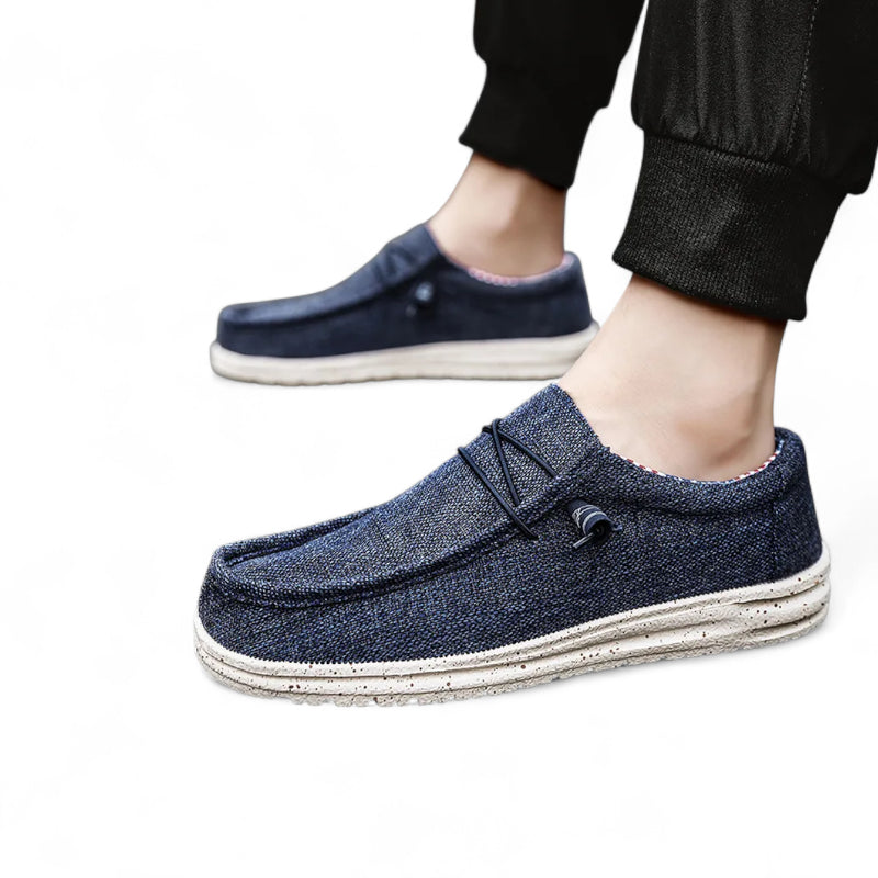 Mocassin Tendance Bleu Marine Homme