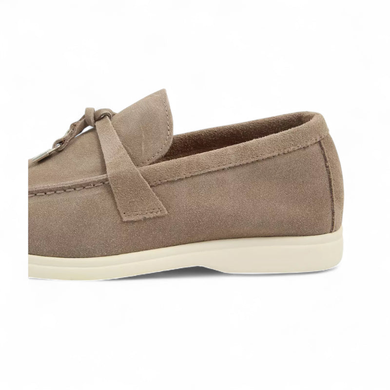 Mocassin En Daim Kaki à Gland