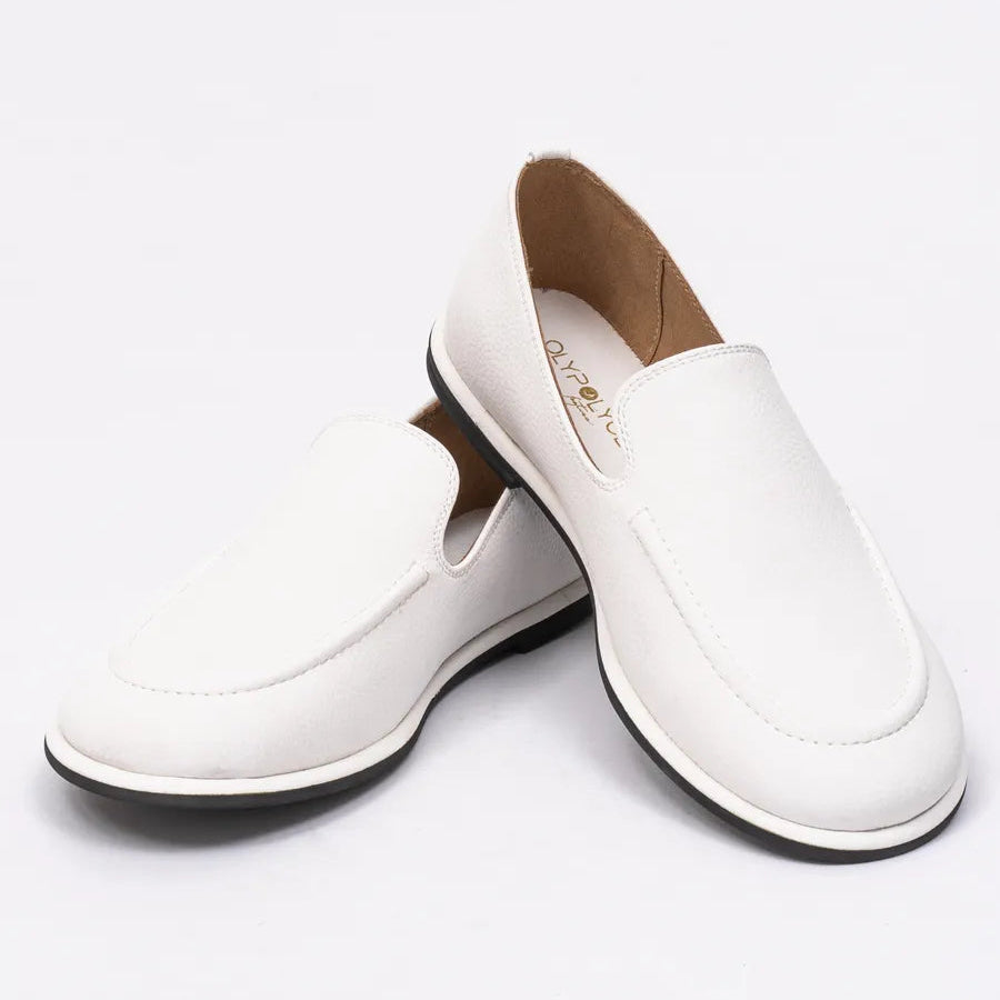 Mocassin Cuir Souple Femme