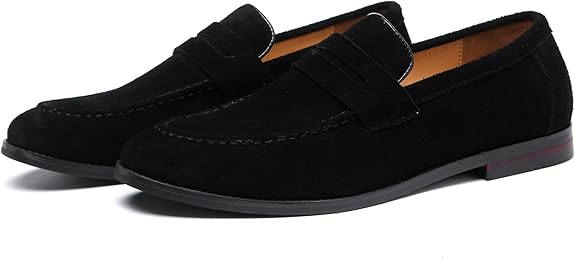 Mocassin Homme Daim Noir