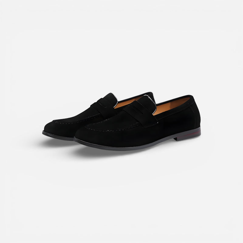 Mocassin Homme Daim Noir