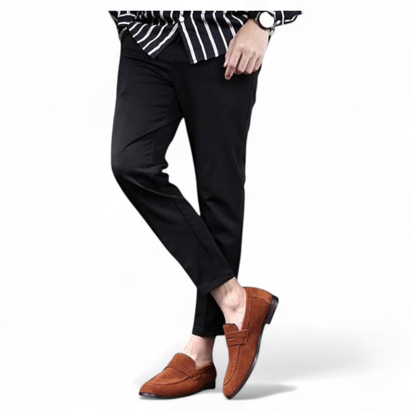 Mocassin Daim Homme Marron