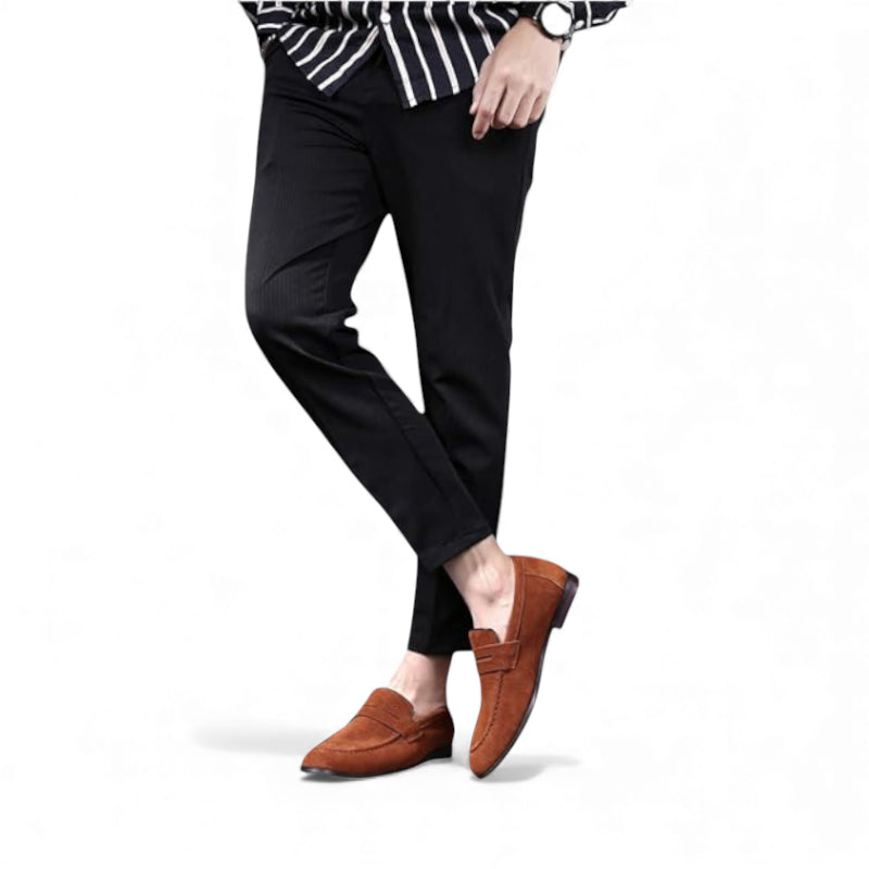 Mocassin Daim Homme Marron