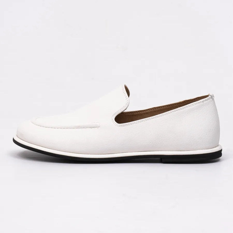 Mocassin Cuir Souple Femme