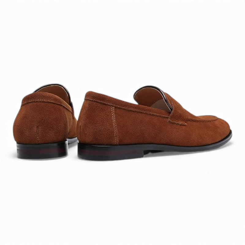 Mocassin Daim Homme Marron