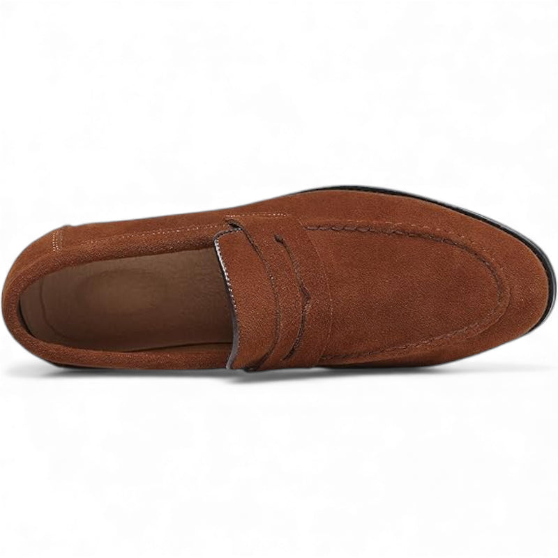 Mocassin Daim Homme Marron