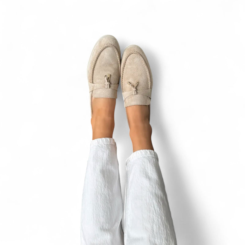 Mocassin En Daim beige à Gland