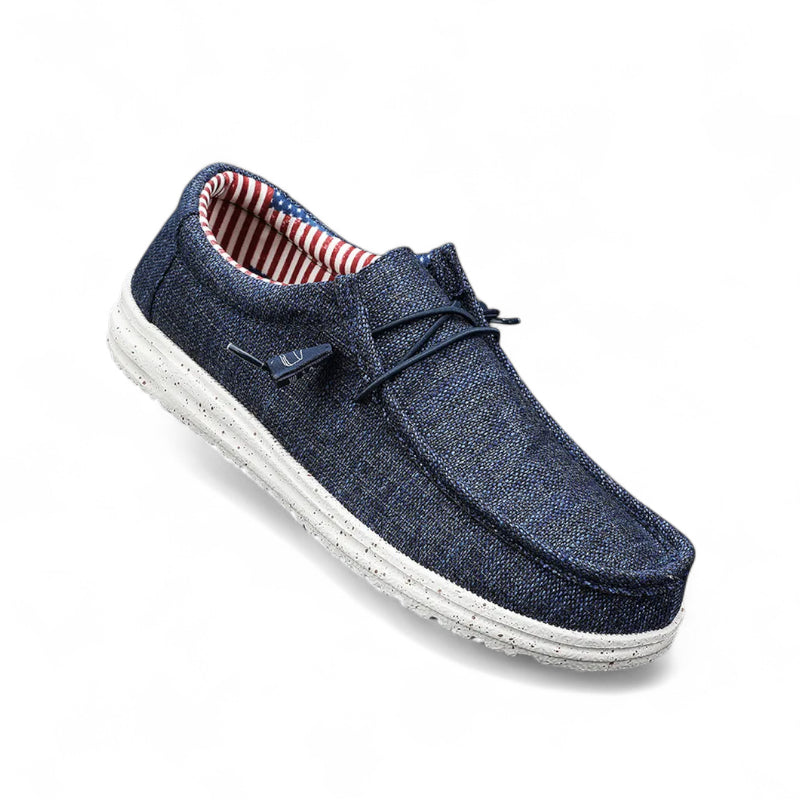 Mocassin Tendance Bleu Marine Homme