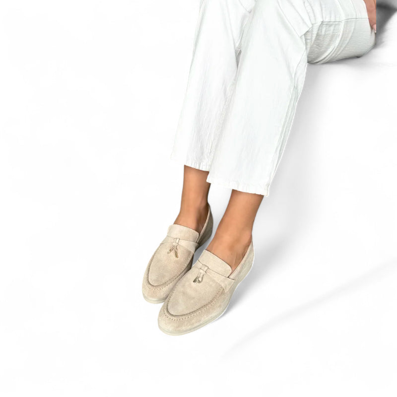 Mocassin En Daim beige à Gland