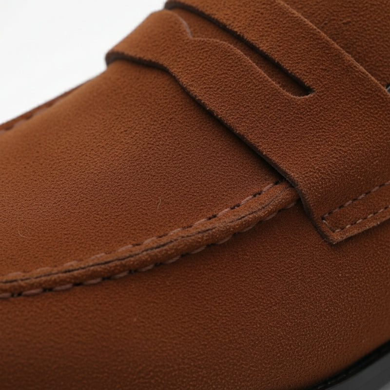 Mocassin Daim Homme Marron