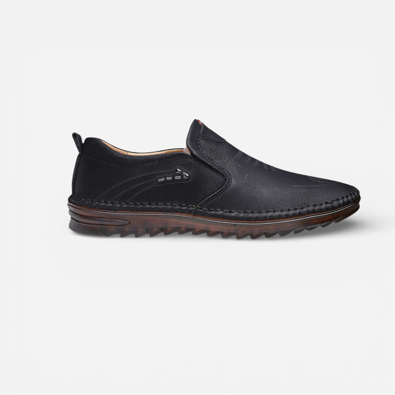 Mocassin Pour Homme En Cuir Noir