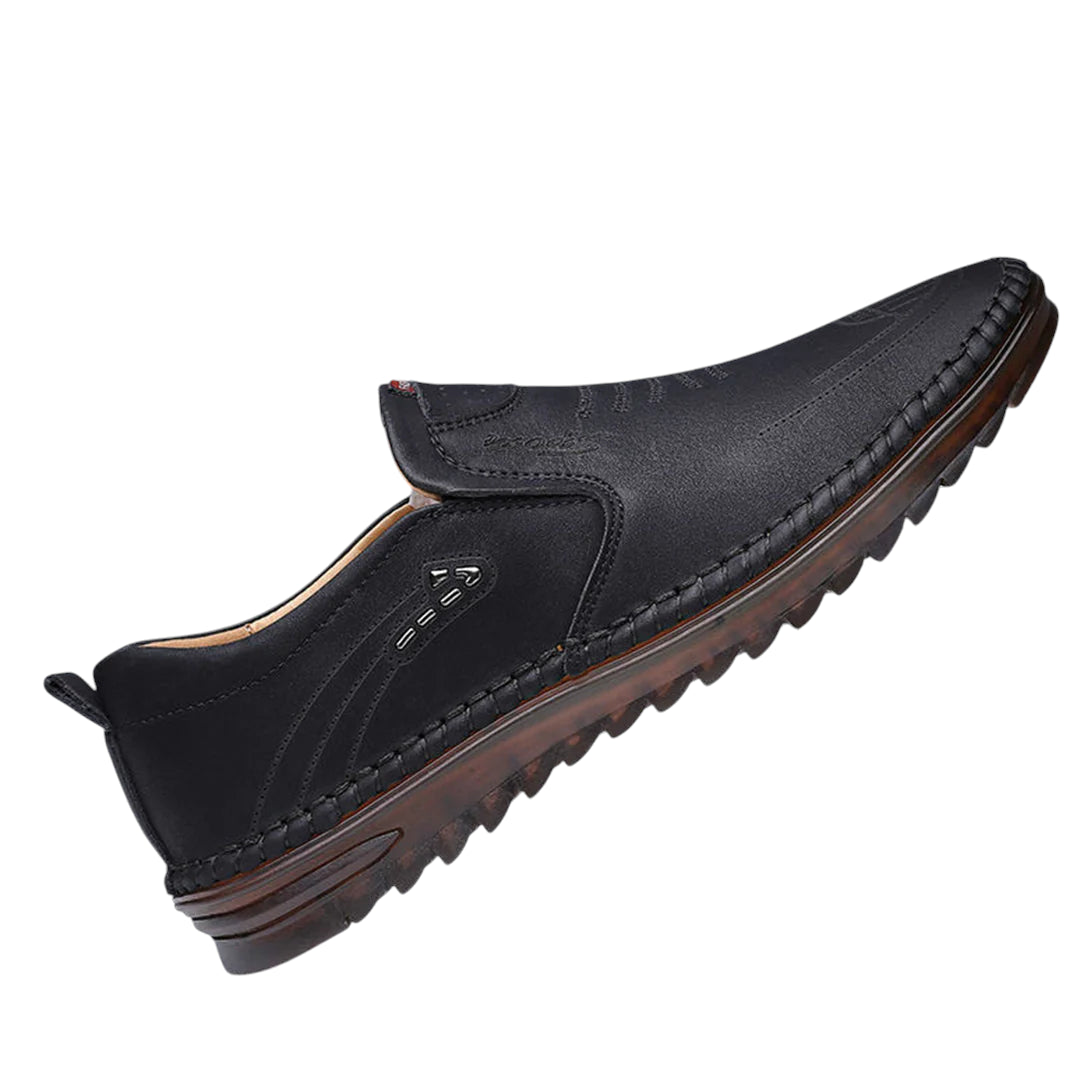 Mocassin Pour Homme En Cuir Noir