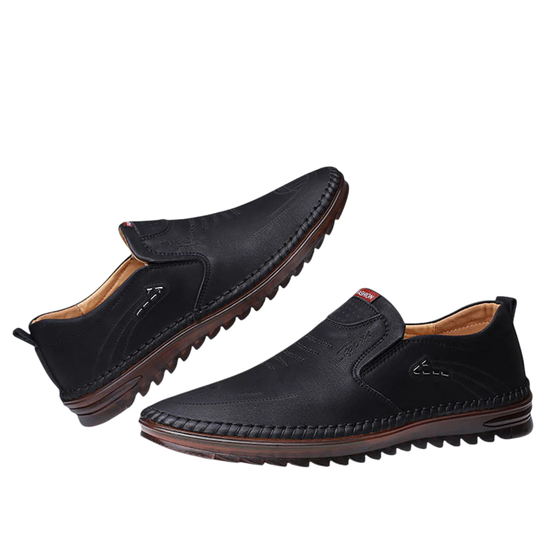 Mocassin Pour Homme En Cuir Noir