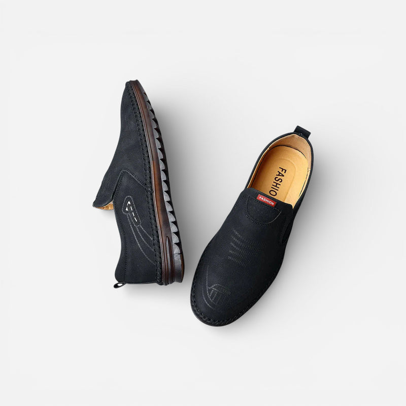 Mocassin Pour Homme En Cuir Noir