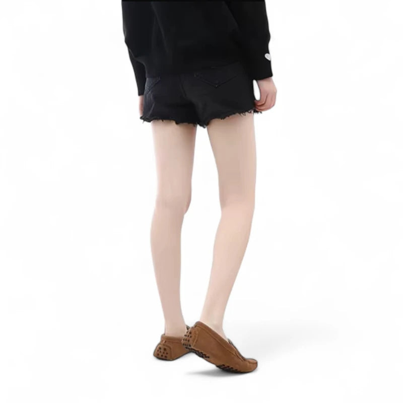 Mocassin Femme Daim Marron