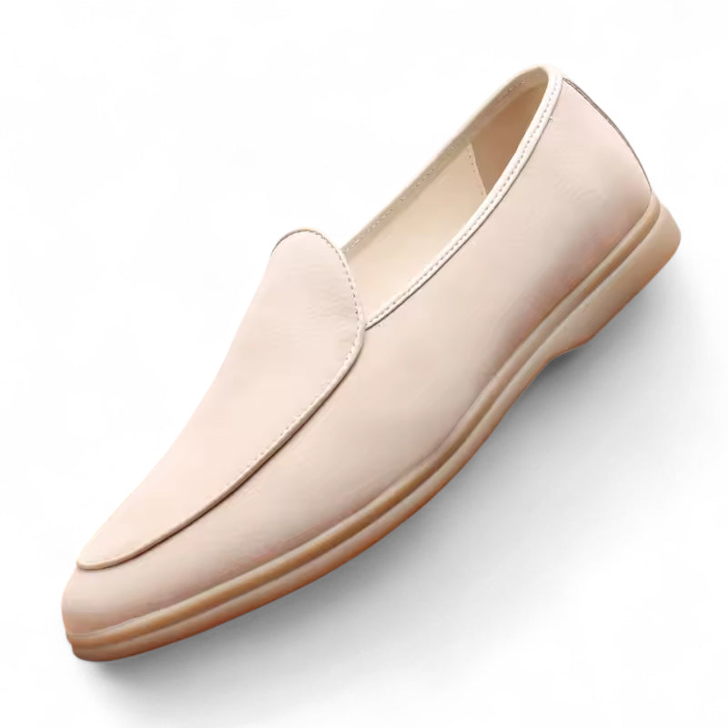 Mocassin En Daim Beige Homme