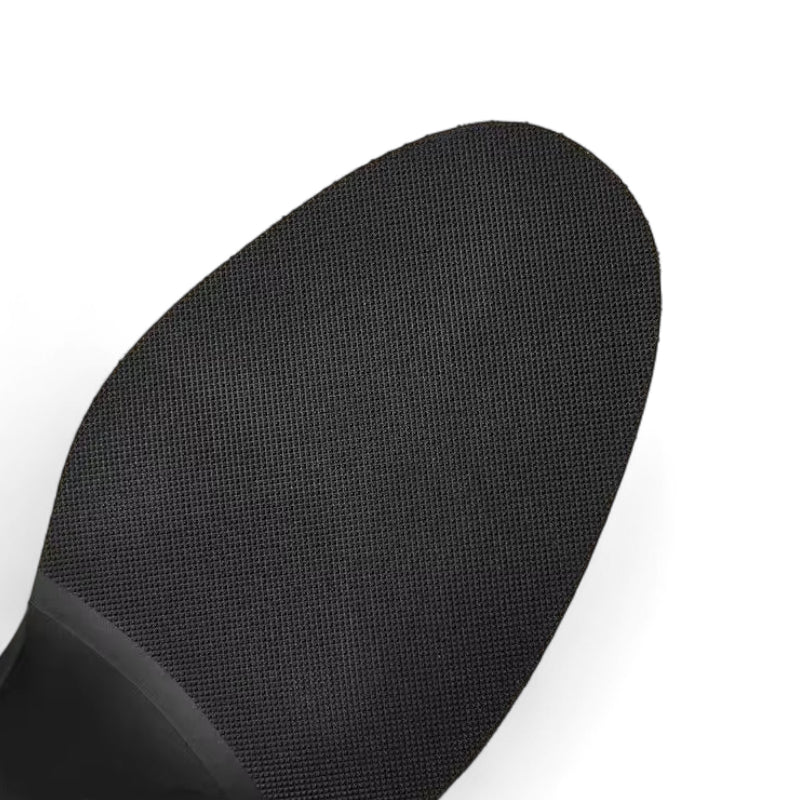 Mocassin En Cuir Noir Design Léopard Femme