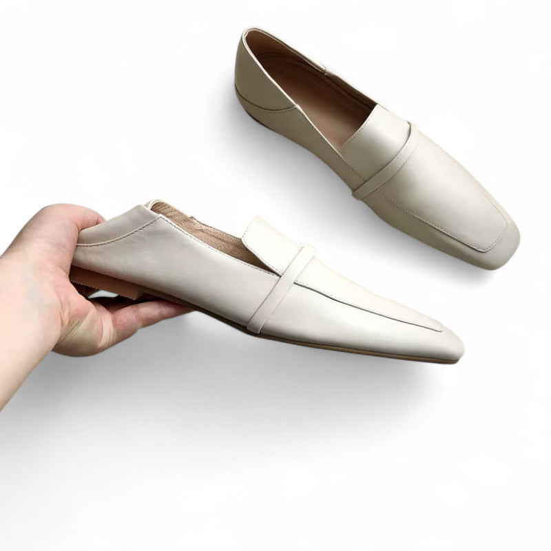 Mocassin Crème Femme