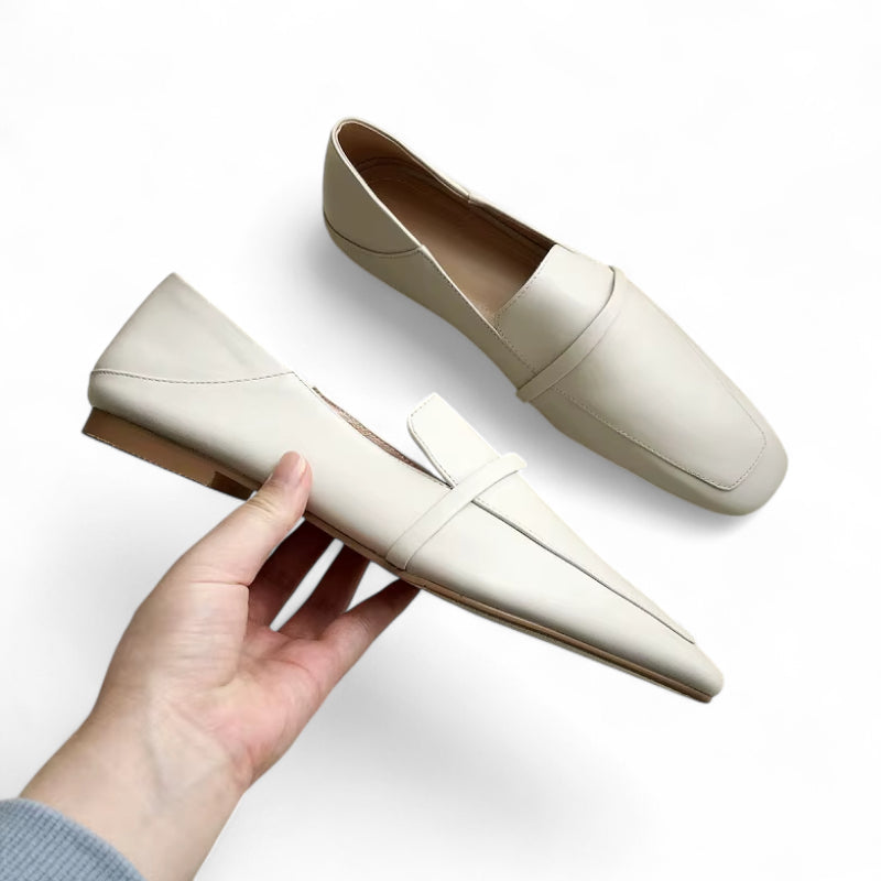 Mocassin Crème Femme