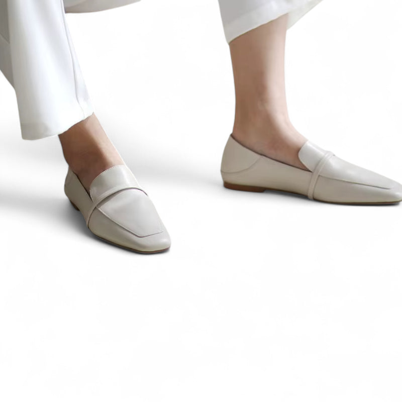 Mocassin Crème Femme