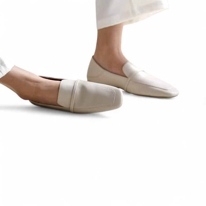 Mocassin Crème Femme