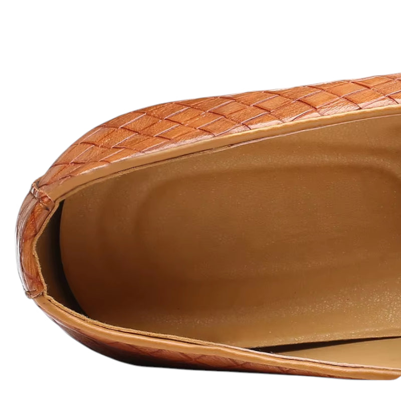 Mocassin Cuir Marron Gland