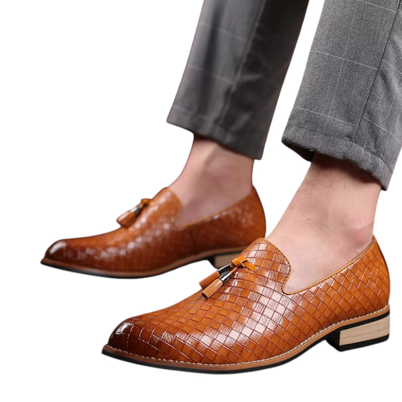 Mocassin Cuir Marron Gland