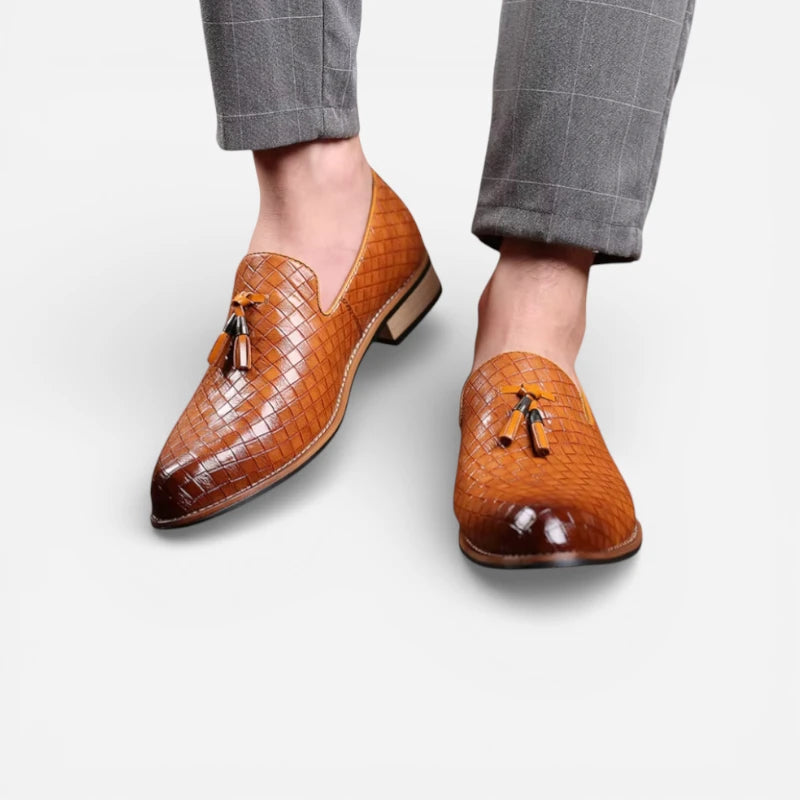 Mocassin Cuir Marron Gland