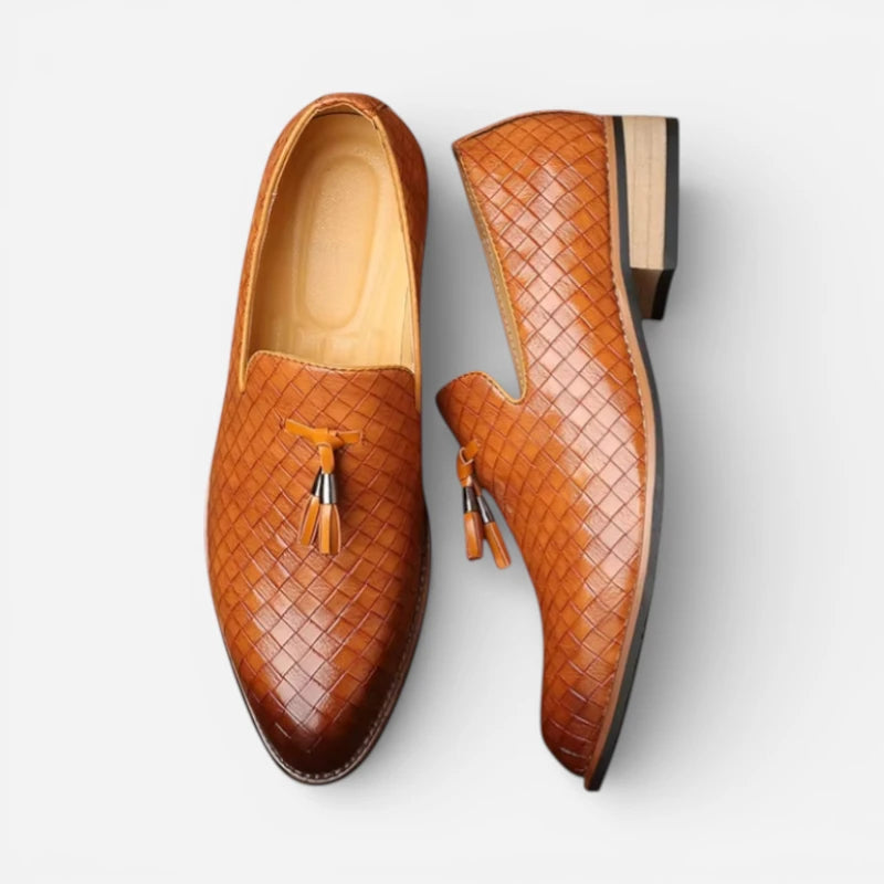 Mocassin Cuir Marron Gland