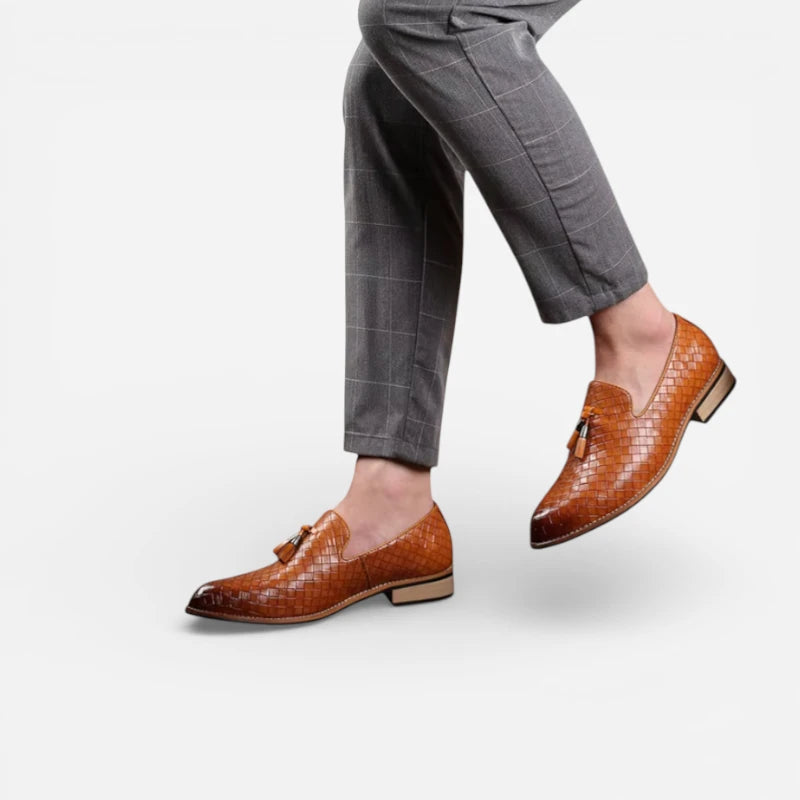 Mocassin Cuir Marron Gland