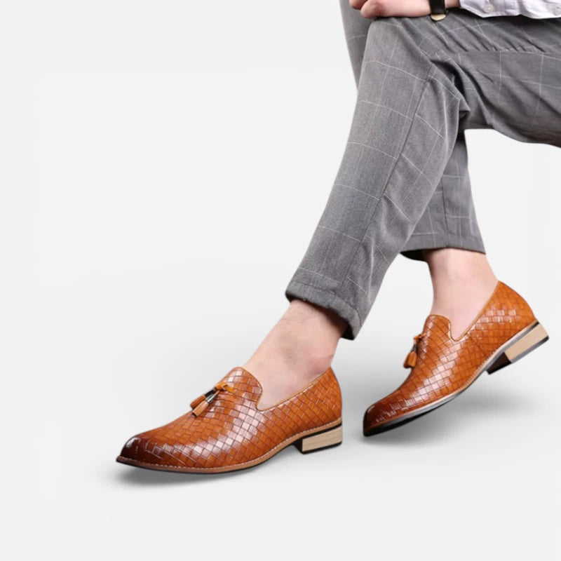 Mocassin Cuir Marron Gland