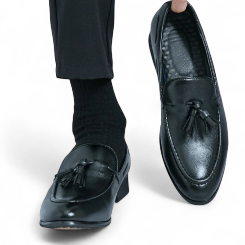 Mocassin Noir Gland Homme