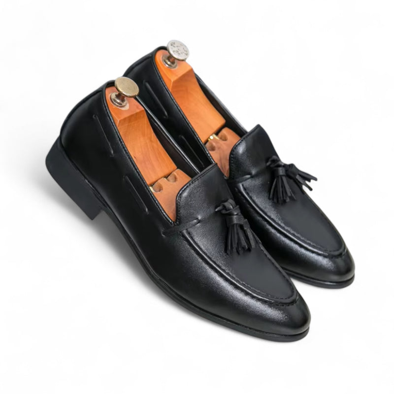 Mocassin Noir Gland Homme